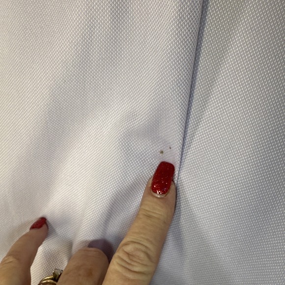 David Donahue Lavender Button Up Shirt 17.5 34/35 Preowned Excellent - Picture 9 of 9